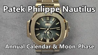 Patek Philippe Nautilus Annual Calendar with Moon-phase (5726)