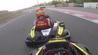 Dubai Kartdrome 24h endurance 2020. Team Asterios (Miguel Silva) Fly Emirates (Hugo de Frutos)