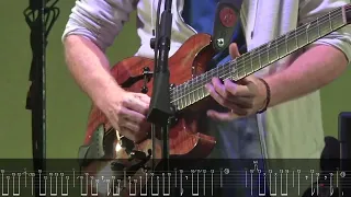 Phish - Backwards Down The Number Line - Trey guitar solo with tablature