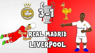 🏆Real Madrid vs Liverpool: the cartoon!🏆 (3-1 Champions League 2021 Vinicius Goals Highlights)
