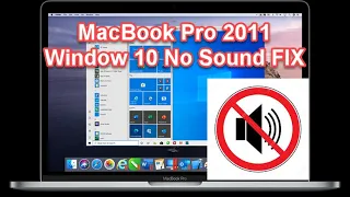 Fix MacBook Pro 2011 Windows 10 64 Bit No Sound