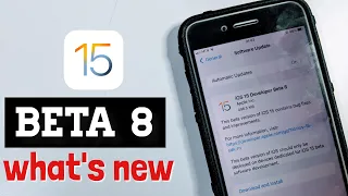 iOS 15 Beta 8 Released || iPhone 8 Plus