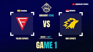 Falcon Esports vs Onic Esports | M4 World Championship | Game 1 - FCON vs ONIC KO Stage