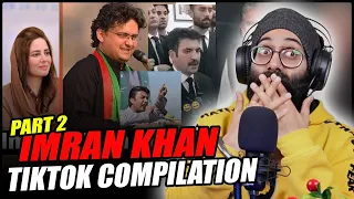 Indian Reaction on Imran Khan Tiktok Compilation (part-2) | PunjabiReel TV