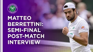 Matteo Berrettini Semi-Final Post-Match Interview | Wimbledon 2021