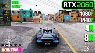 RTX 2060 | Forza Horizon 5 - 1080p, 1440p, 4K, 8K - High & ULTRA settings