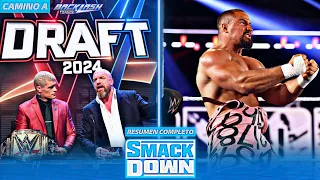 WWE SMACKDOWN 26 - ABRIL - 2024 DRAFT NOCHE 01 RESUMEN PADRINO COMPLETO 🔵 #wwe #wwedraft #smackdown