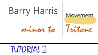 Minor to Tritone Barry Harris exercise - tutorial