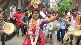 Jogini shyamala Devi Sigam at Secunderabad bonalu 2023 | jogini shyamala Bonam at lashkar bonalu