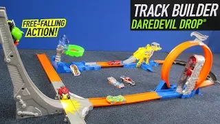 Hot Wheels Track Builder Daredevil Drop Workshop 2013 multi-set track layout