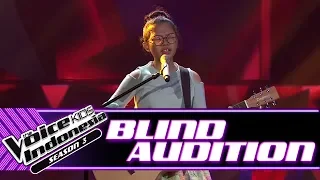 Evelyn - Lost Stars | Blind Auditions | The Voice Kids Indonesia Season 3 GTV 2018