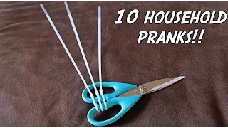 10 HOUSEHOLD PRANKS - HOW TO PRANK