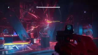 Destiny. Wrath of the Machine raid. Aksis boss battle. No Commentary.