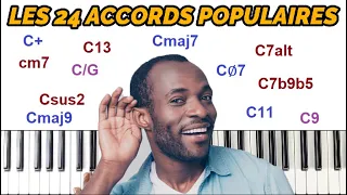 Identifier les 24 accords populaires dans la musique : Tutoriel Débutant PIANO QUICK