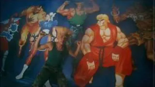 Street Fighter scene in City Hunter