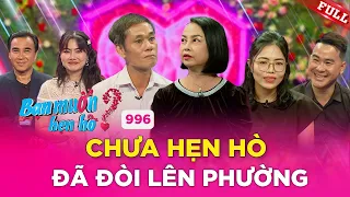 Bạn Muốn Hẹn Hò #996|Cô giáo U50 xinh đẹp khiến nhà trai vừa gặp đã muốn đăng ký kết hôn liền