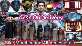 Bike Modification All Accessoreis At Hassan Motorsports | Cash On Delivery In All Pakistan