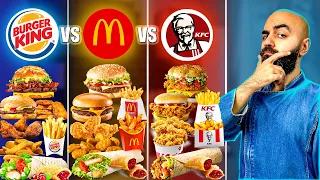 ФУДБАТЛ McDonalds, KFC, Бургер Кинг | Кто вкусней?