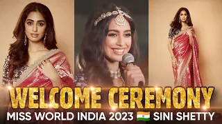 Miss World India 🇮🇳 2023 SINI SHETTY During Miss World Opening Ceremony 👑
