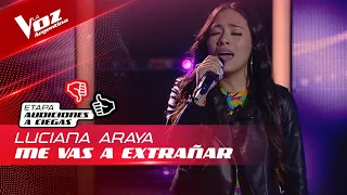 Luciana Araya - "Me vas a extrañar" - Audiciones a Ciegas - La Voz Argentina 2022