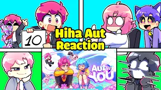 HIHA AUT REACTION MV CA NHẠC CỦA HIHA AUT LOVE YOU TRONG MINECRAFT*HIHA REACTION 🤩🤣