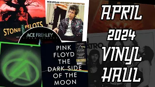 APRIL 2024 VINYL HAUL - Stone Temple Pilots, Linkin Park, Ace Frehley, Pink Floyd, Bob Dylan & more!