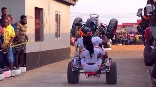 BEST Motor Riding stunts in Africa from Ghana. No challenger