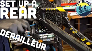 Setting Up A Rear Derailleur on an Electric Bike | Do This Before Heading for a Bicycle Tune Up!