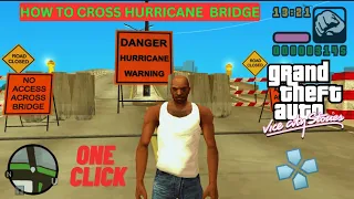 How to cross bridge in GTA Vice City Stories PSP || GTA VCS CHEAT DEVICE