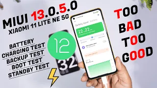 Xiaomi 11 Lite NE 5G Battery Drain Test after MIUI 13.0.5.0 Update, Charging, Boot & Backup Test