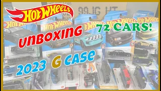 Hot Wheels #unboxing 2023 G Case - Gas Monkey, Mercedes & JDM!!