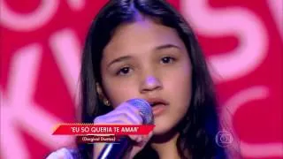 Ana Rosa canta ‘Eu Só Queria Te Amar’ no The Voice Kids - Audições | Temporada 1