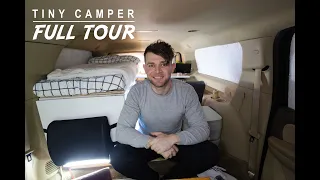 30 yo Man Lives In a Camper So Small He Can BARELY Crouch (Full Tour)
