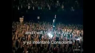 Coldplay - Fix you lyrics (español/inglés)