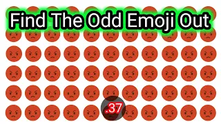 find the odd emoji out | Find the difference | find the difference emoji | low to high #37