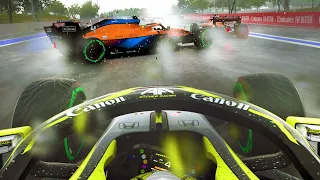 8 DNFs! MOST CHAOTIC OPENING LAP ON THIS GAME SO FAR! - F1 2021 MY TEAM CAREER Part 26