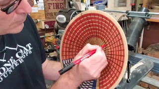 Woodturning - Basket Illusion Bowl