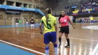 Final del torneo fútbol sala sub 20: Brasil vs  Colombia