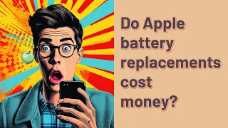 Do Apple battery replacements cost money?