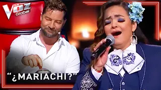 MARIACHI singer got a Four Chair Turn on The Voice