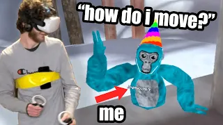 Pretending to Be a New Player in Gorilla Tag VR (Oculus Quest 2)