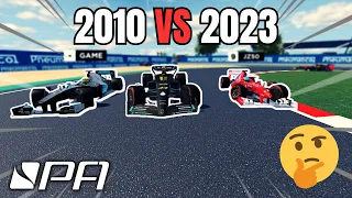 Are the NEW 2010 F1 Cars OVERPOWERED? 2010 VS 2023 FULL RACE!