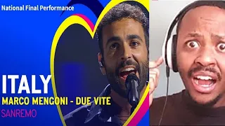ITALY 🇮🇹 Eurovision 2023 I Marco Mengoni - Due Vite REACTION