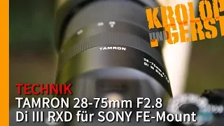 WIE GUT IST DAS NEUE TAMRON 28-75 2.8 Di III RXD FÜR SONY FE MOUNT 📷 Krolop&Gerst