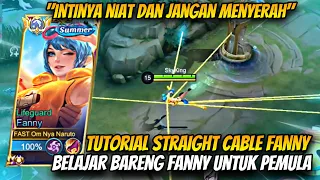 CARA MAIN FANNY STRAIGHT KABEL ! TUTORIAL FANNY PEMULA 2023 - Mobile Legends ! MLBB