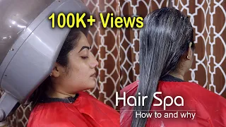 Hair Spa at parlour in Bangla step by step || হেয়ার স্পা করার সঠিক নিয়ম || Nipas Mirror