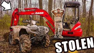 WE FOUND A STOLEN EXCAVATOR! *FOUR-WHEELER COPS*