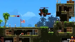 BROFORCE - Прохождение всех миссий в co-op режиме