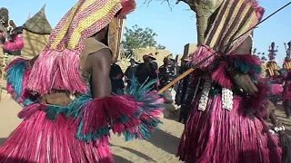 Mali, the traditional Dogon dance