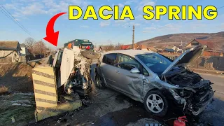 Dacia Spring 💥 Top 10 CRASHES in Romania